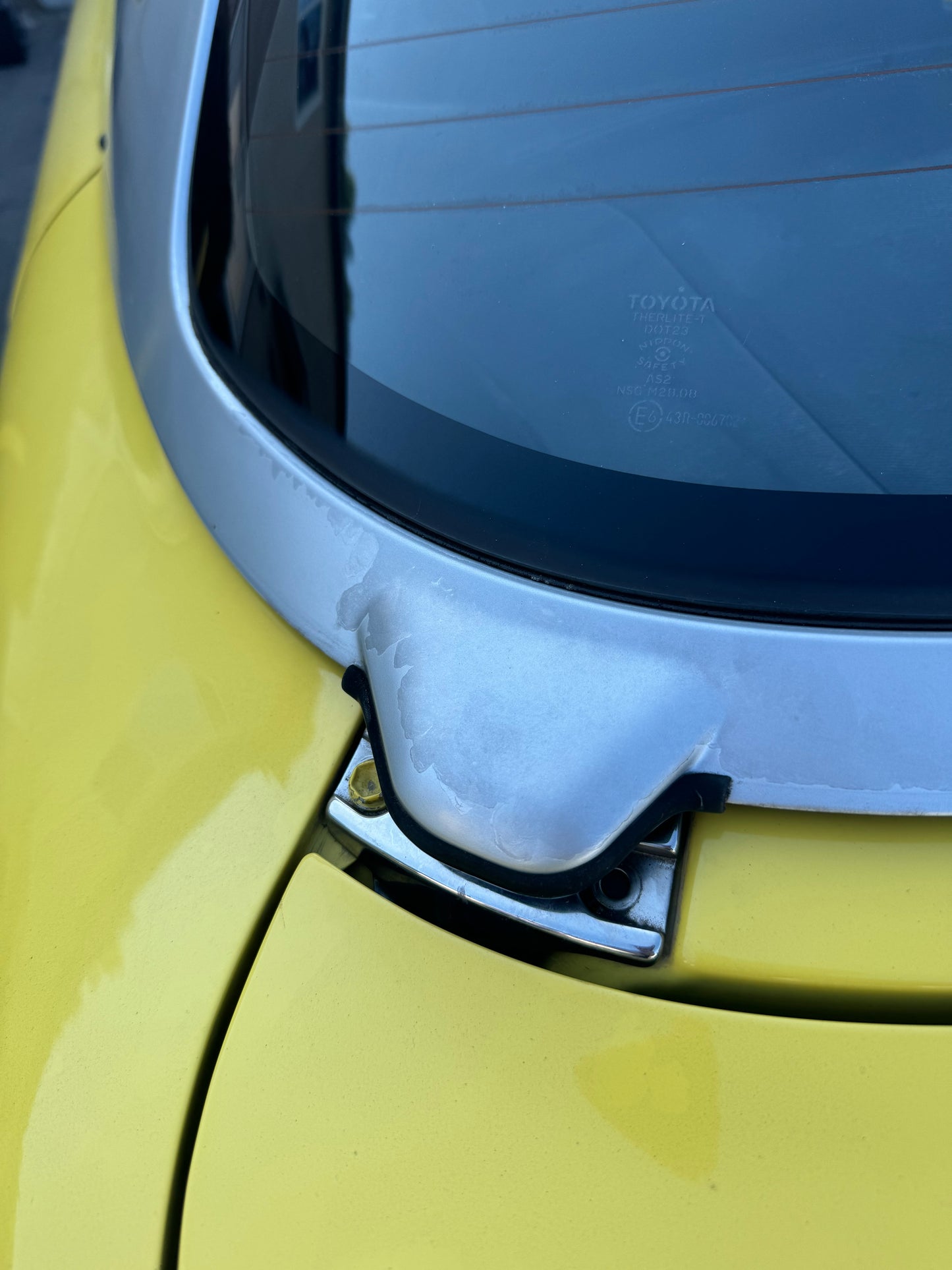 Silver Hardtop for MR2 Spyder MR-S ZZW30