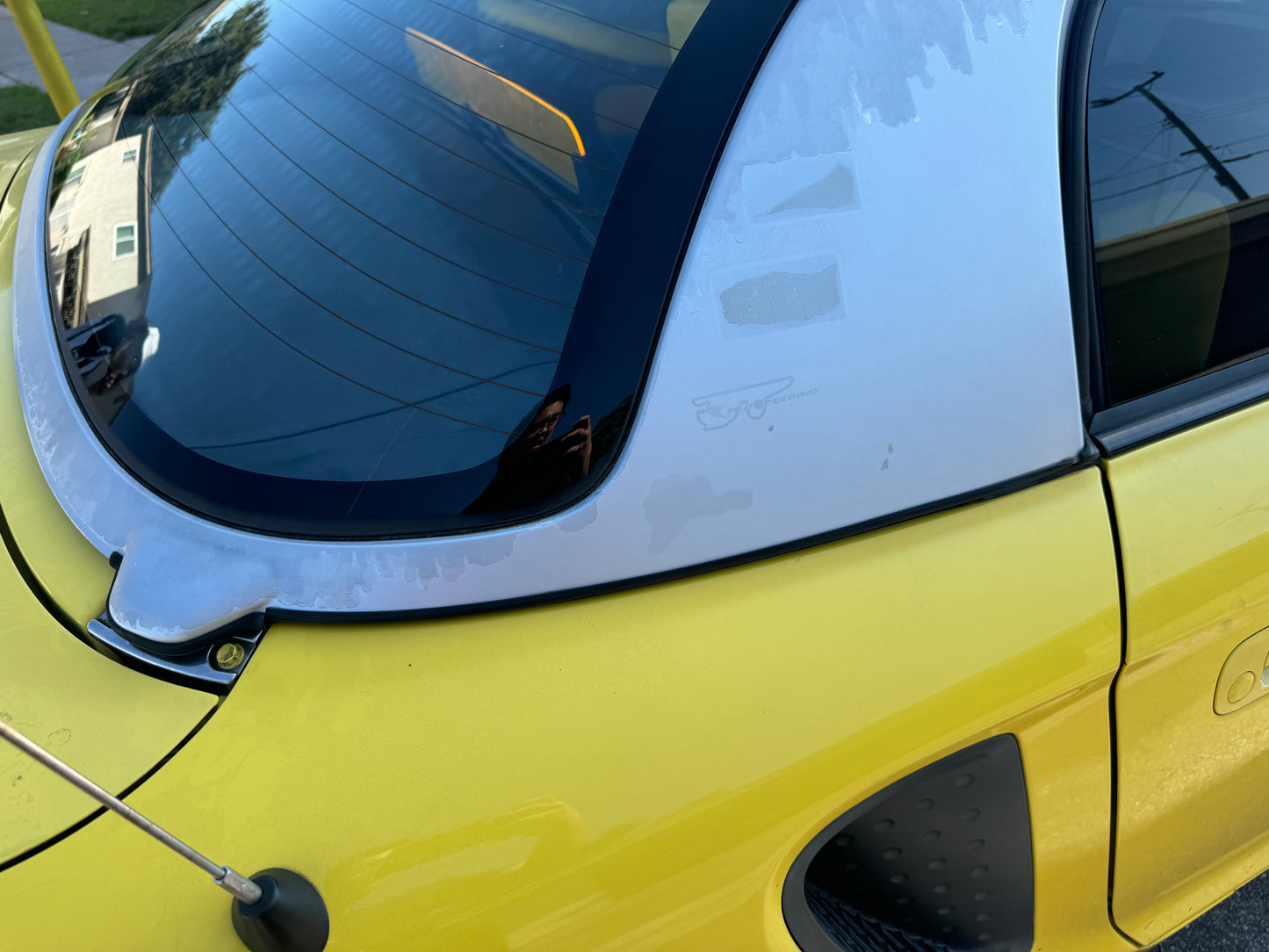 Silver Hardtop for MR2 Spyder MR-S ZZW30