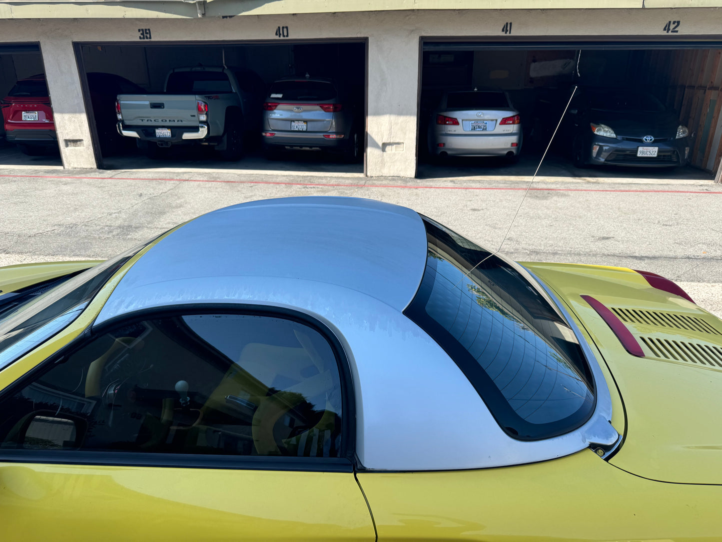 Silver Hardtop for MR2 Spyder MR-S ZZW30